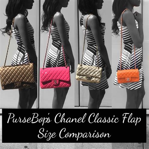 chanel classic flap size compare|Chanel classic flap small price.